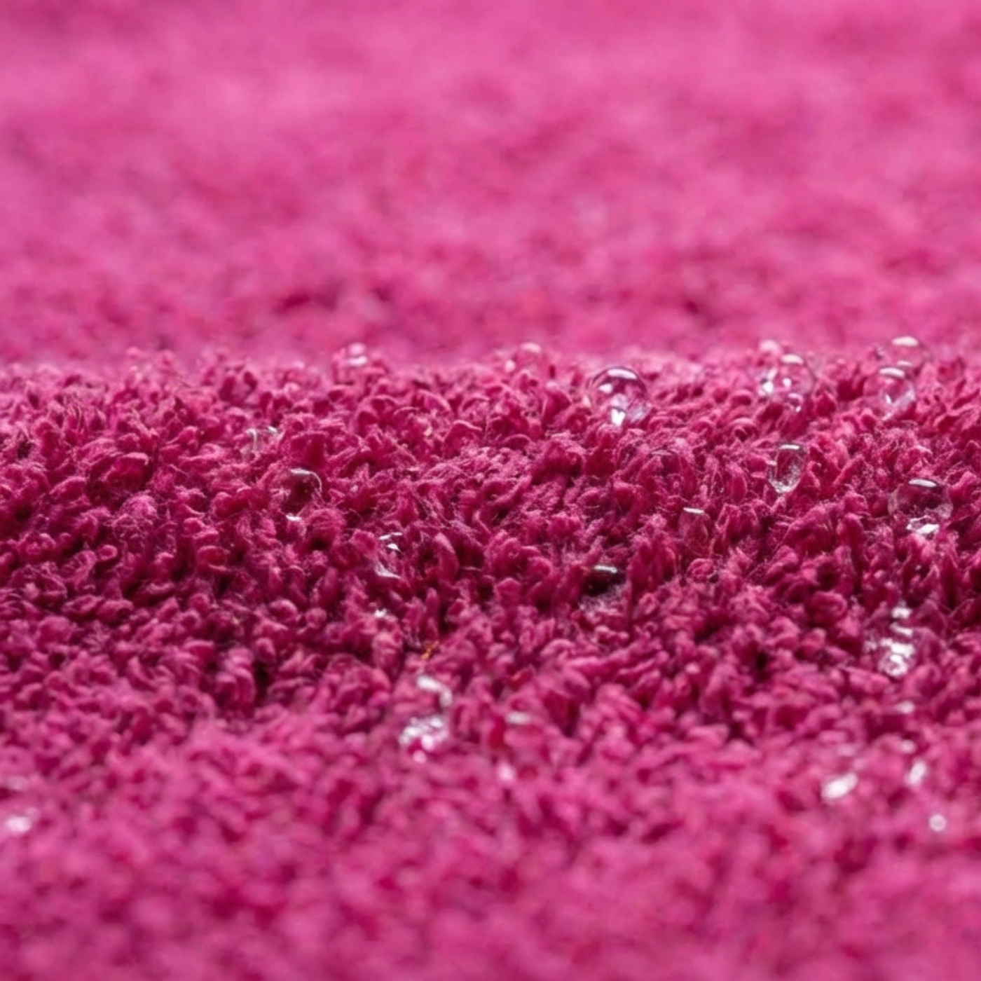 Detail van fuchsia handdoek lang:"nl"